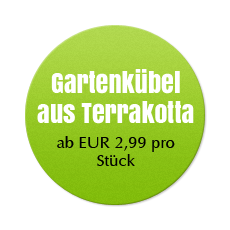 Gartenkübel aus Terrakotta - ab EUR 2,99 pro Stück
